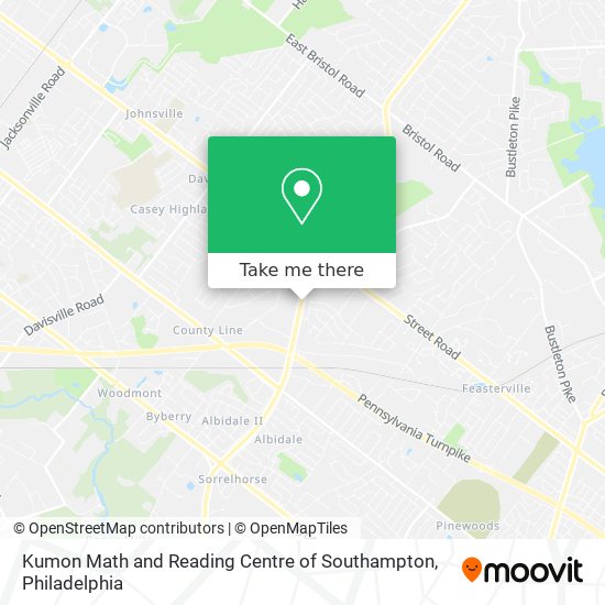 Mapa de Kumon Math and Reading Centre of Southampton