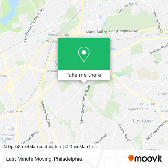 Mapa de Last Minute Moving