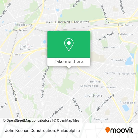 Mapa de John Keenan Construction