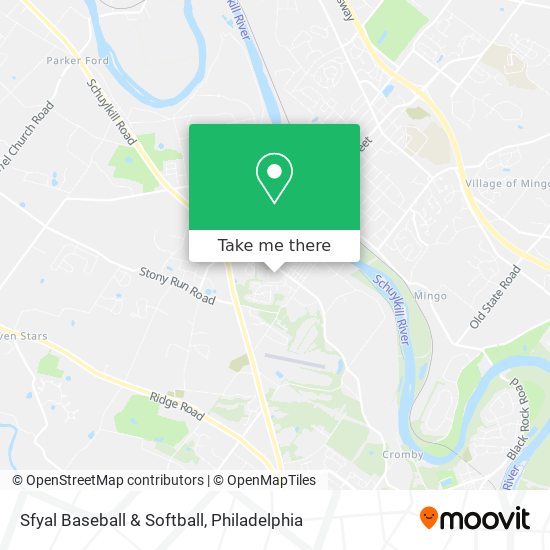 Sfyal Baseball & Softball map