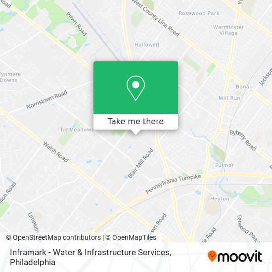 Inframark - Water & Infrastructure Services map