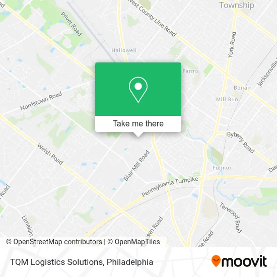 TQM Logistics Solutions map