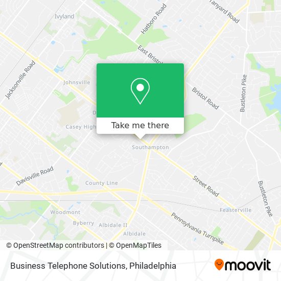 Business Telephone Solutions map