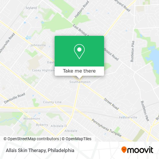 Alla's Skin Therapy map