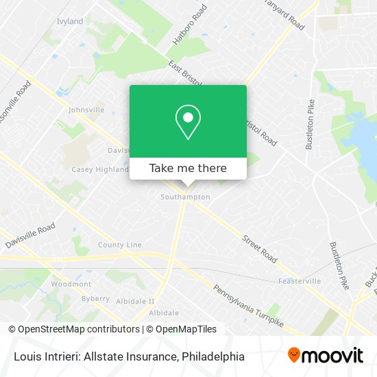 Louis Intrieri: Allstate Insurance map