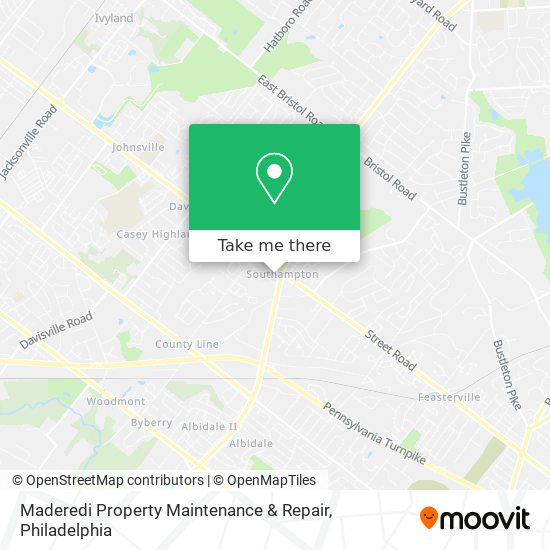 Maderedi Property Maintenance & Repair map