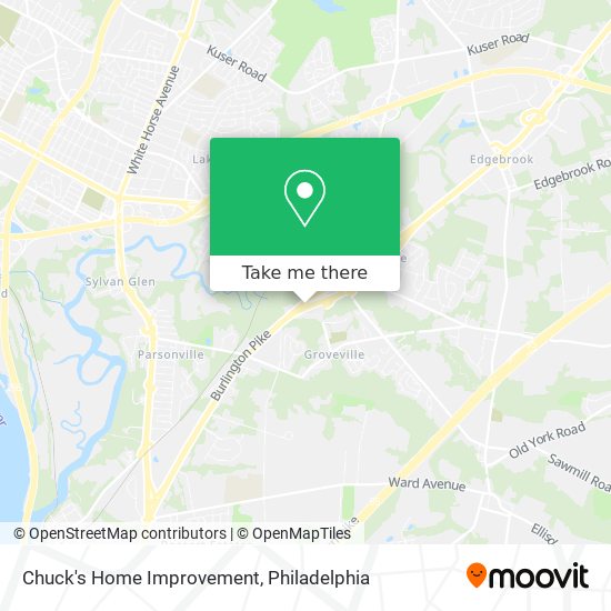 Chuck's Home Improvement map