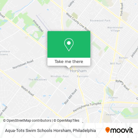 Aqua-Tots Swim Schools Horsham map