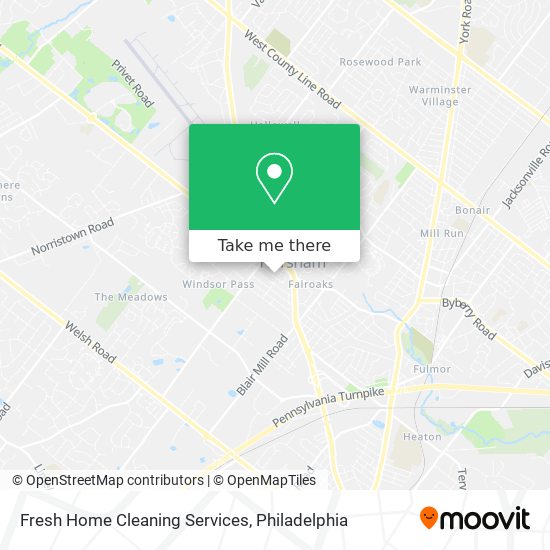 Fresh Home Cleaning Services map