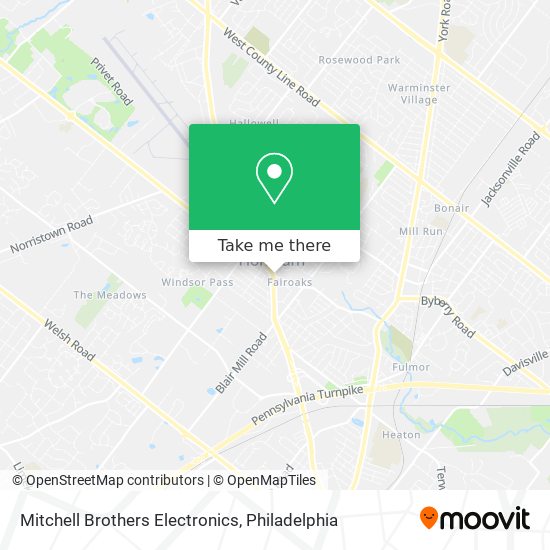 Mitchell Brothers Electronics map