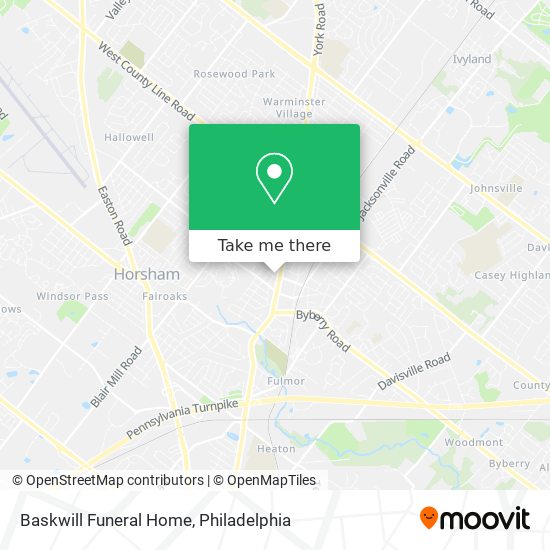 Baskwill Funeral Home map