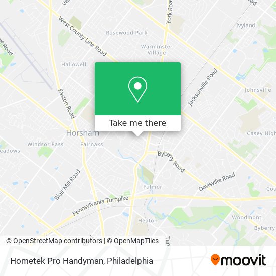 Mapa de Hometek Pro Handyman