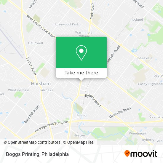 Boggs Printing map