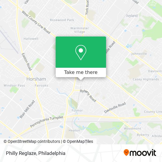 Philly Reglaze map