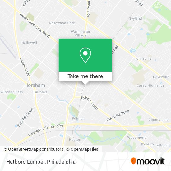 Mapa de Hatboro Lumber