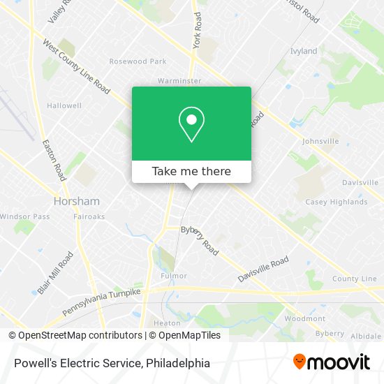 Powell's Electric Service map