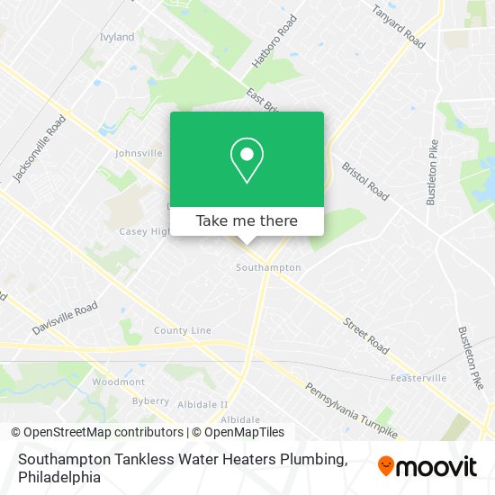 Southampton Tankless Water Heaters Plumbing map