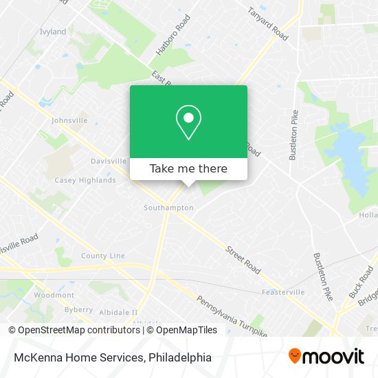 McKenna Home Services map