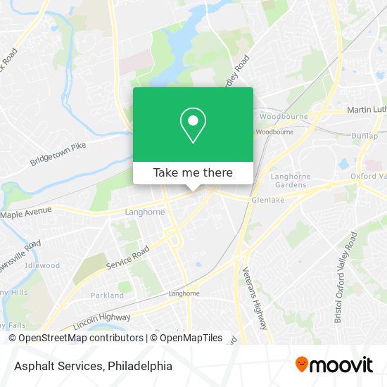 Asphalt Services map