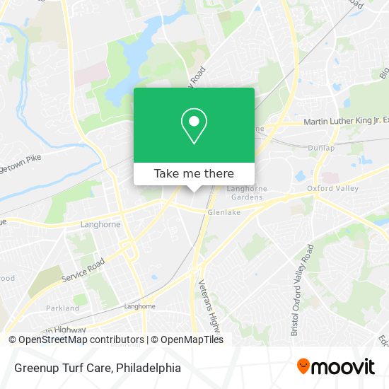 Greenup Turf Care map