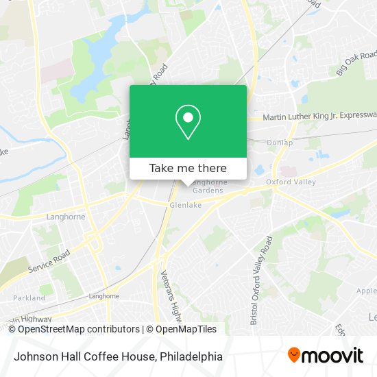 Johnson Hall Coffee House map