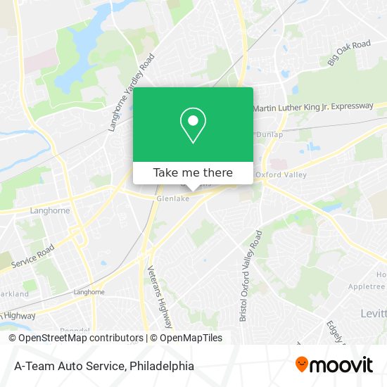 A-Team Auto Service map