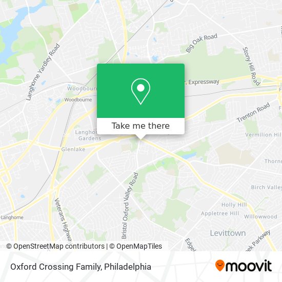 Mapa de Oxford Crossing Family