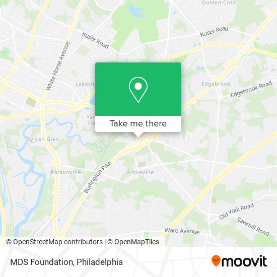 MDS Foundation map