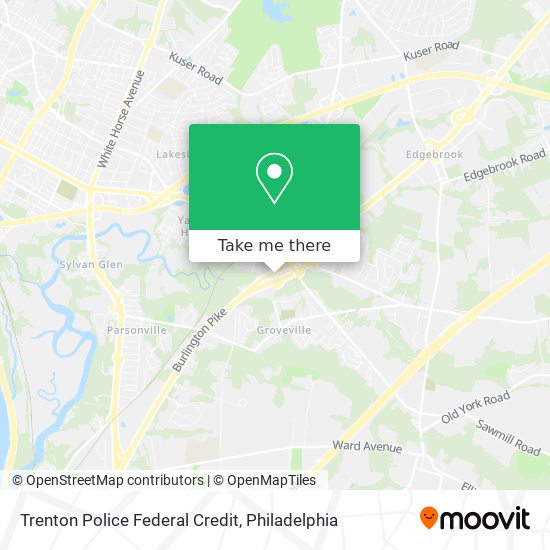 Mapa de Trenton Police Federal Credit