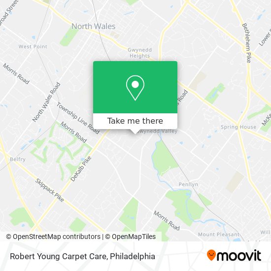 Robert Young Carpet Care map