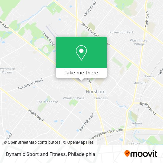 Mapa de Dynamic Sport and Fitness