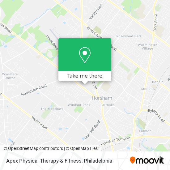 Apex Physical Therapy & Fitness map