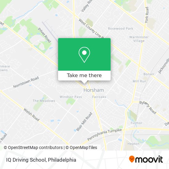 IQ Driving School map