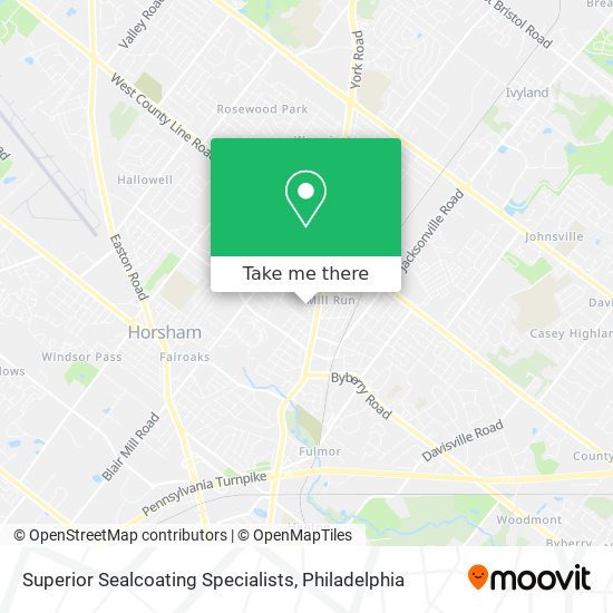 Superior Sealcoating Specialists map