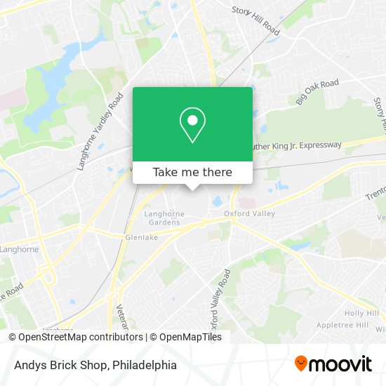 Andys Brick Shop map