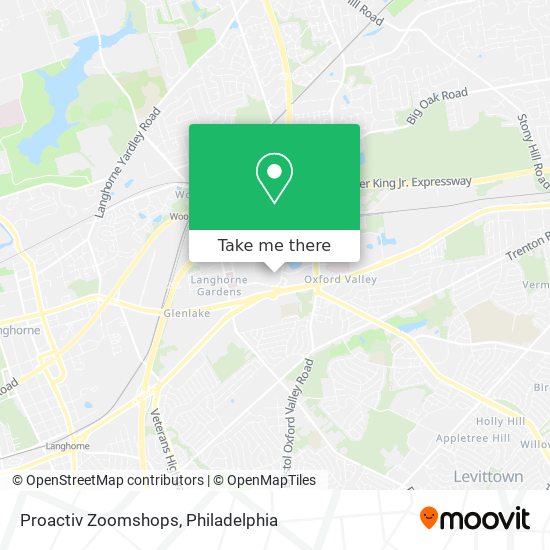 Proactiv Zoomshops map