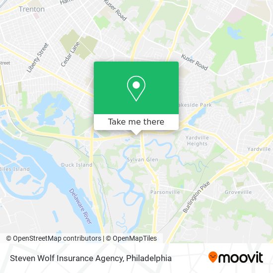 Steven Wolf Insurance Agency map