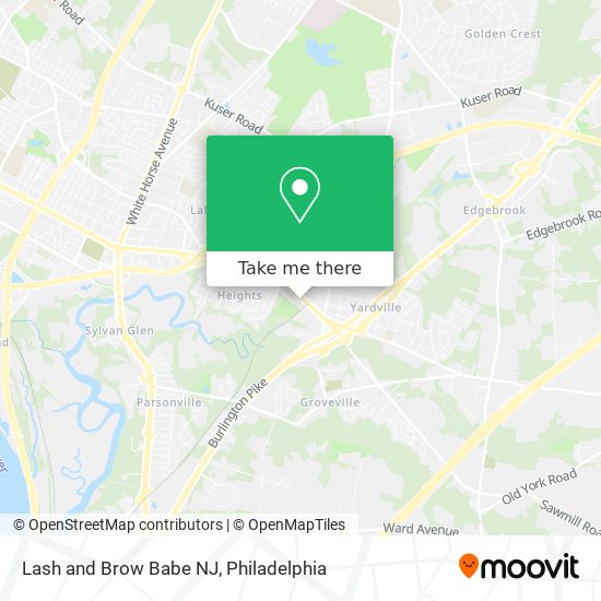 Mapa de Lash and Brow Babe NJ