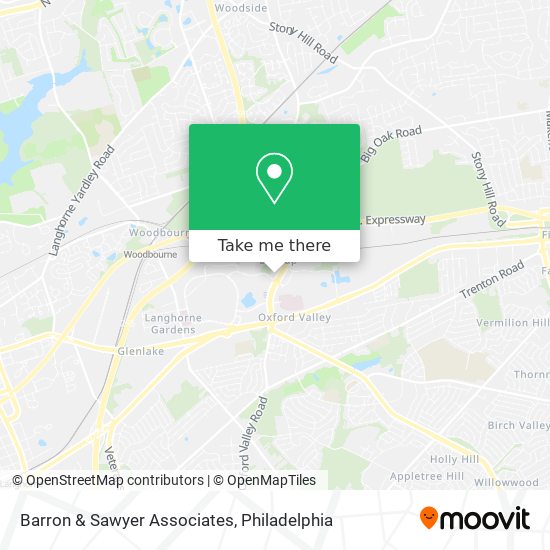 Barron & Sawyer Associates map