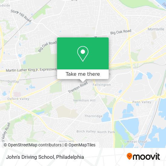 John's Driving School map