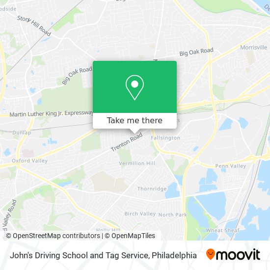 John's Driving School and Tag Service map