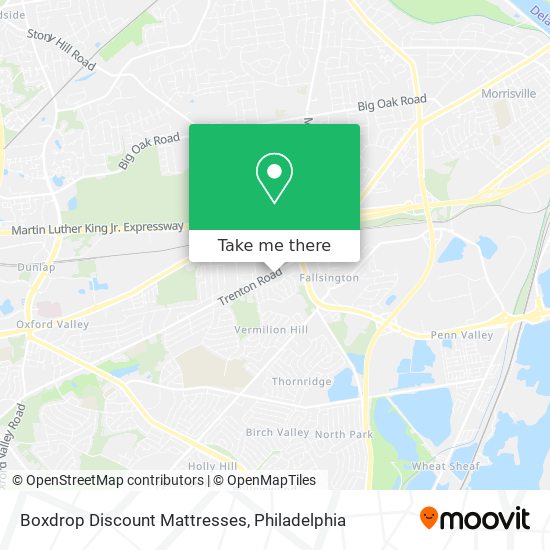 Mapa de Boxdrop Discount Mattresses