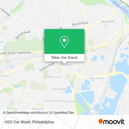 H2O Car Wash map