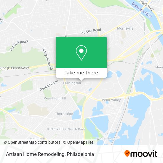 Artisan Home Remodeling map