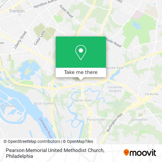 Mapa de Pearson Memorial United Methodist Church