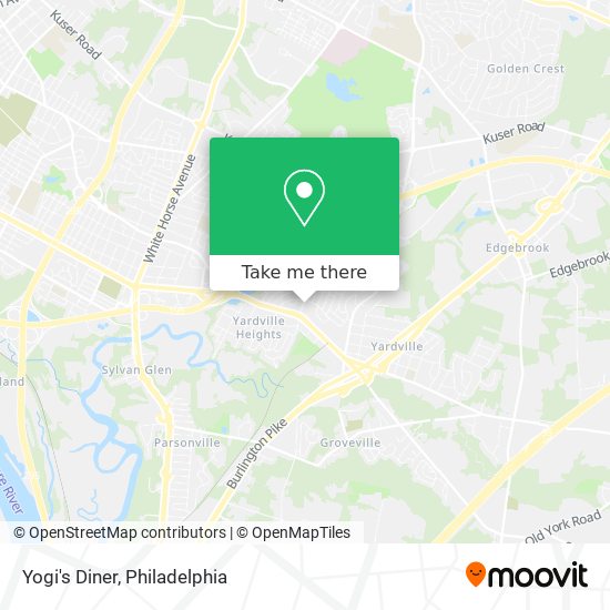 Mapa de Yogi's Diner