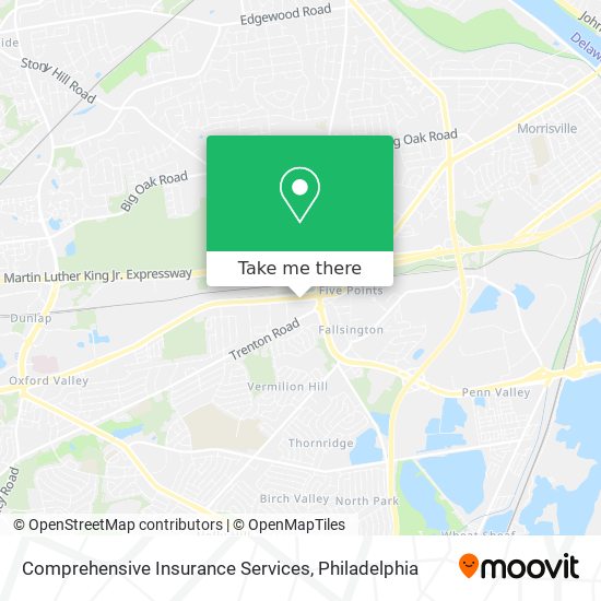 Mapa de Comprehensive Insurance Services