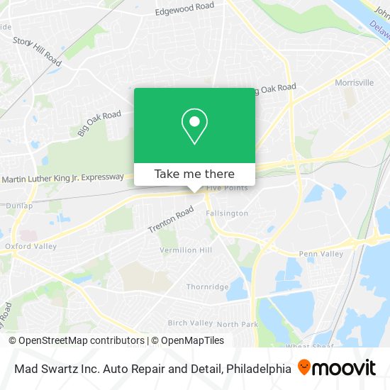 Mapa de Mad Swartz Inc. Auto Repair and Detail