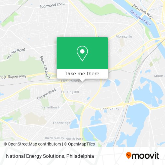 National Energy Solutions map