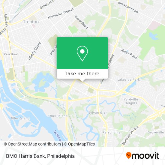 BMO Harris Bank map